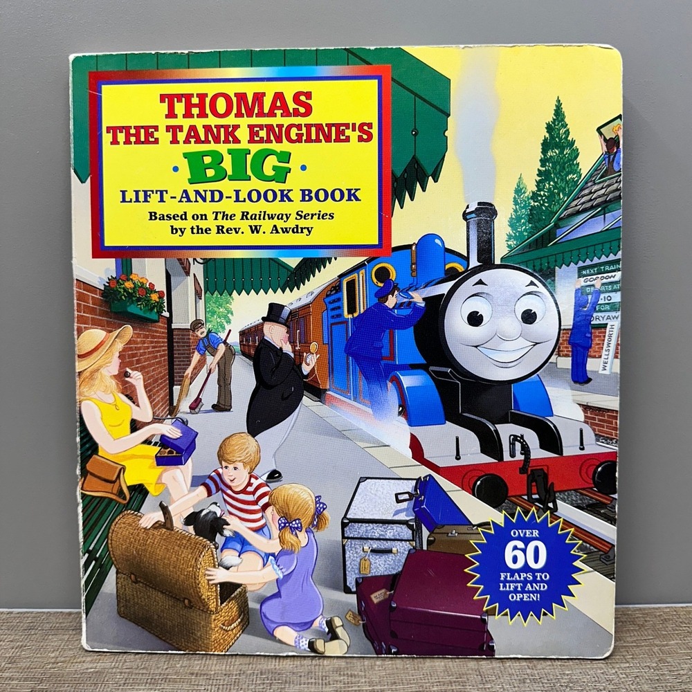 Thomas the Tank Engine Big Lift-and-Look Book Over 60 Flaps Rev W Awdry Kids